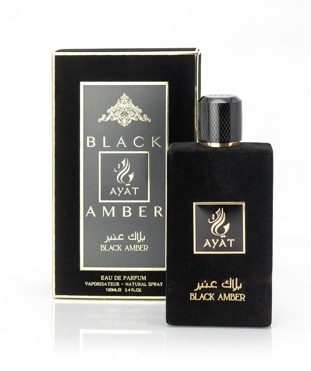 Eau de Parfum BLACK AMBER Velvet Collection Par Ayat Perfumes - Star Parfum